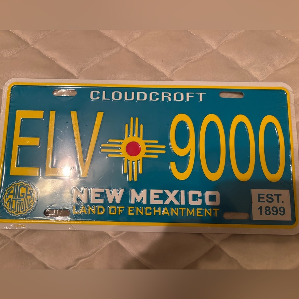 Cloudcroft New Mexico License Plate Home Accent